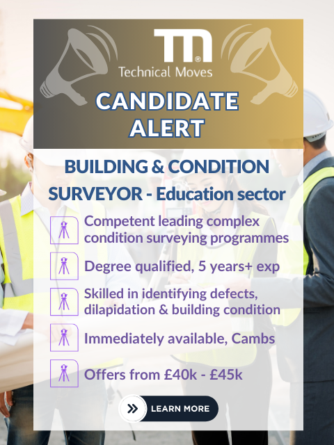 Candidate Alert - Senior Condition Surveyor